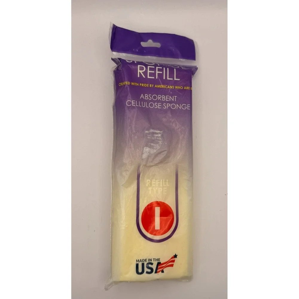 LCI Sponge Mop Refill Type I Cellulose Butterfly Mop Replacement Made USA NOS